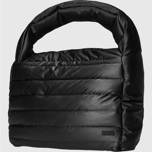 Bator Black Waterproof Puffer Bag - Rains